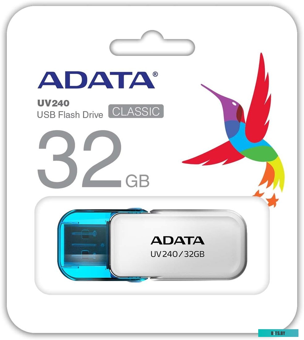 USB накопитель (Флешка) ADATA UV240 32GB (белый) <AUV240-32G-RWH>