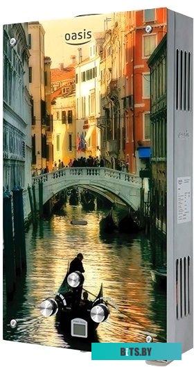 GLASS 20 TG Настенный проточный газовый водонагреватель Oasis GLASS 20 TG(R)