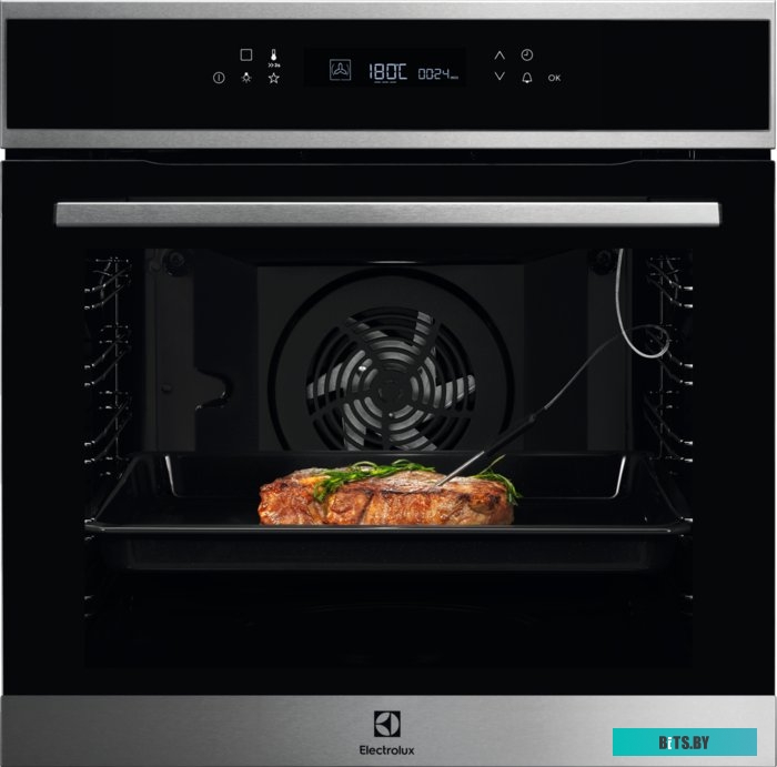 EOE7P31X Встраиваемые электрические духовки ELECTROLUX/ Встраиваемый духовой шкаф с конвекцией, объем 72 л, 11 режимов, 9 автопрограмм, очистка пироли