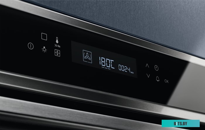 EOE7P31X Встраиваемые электрические духовки ELECTROLUX/ Встраиваемый духовой шкаф с конвекцией, объем 72 л, 11 режимов, 9 автопрограмм, очистка пироли