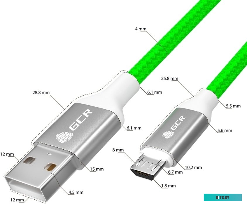 Кабель GCR PREMIUM 1.0m TypeC/Lightning MFI POWER DELIVERY 18 W GCR-53465
