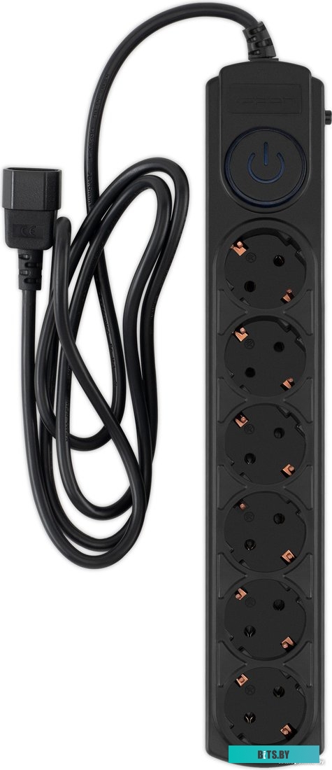BK-6-UPS-1.8-10-W Сетевой фильтр Ippon BK-6-UPS-1.8-10-W, 1.8м, белый