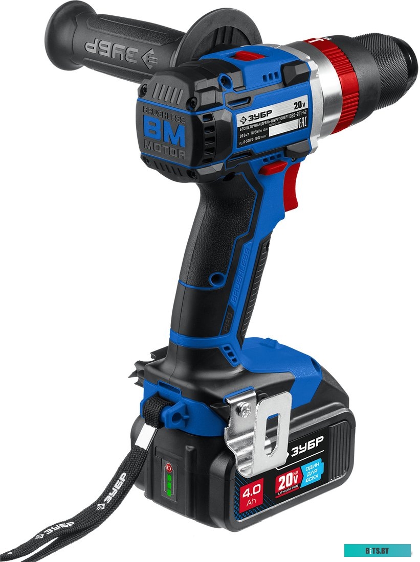 Зубр Профессионал DBS-201-42 (с 2-мя АКБ 4 Ач, кейс)