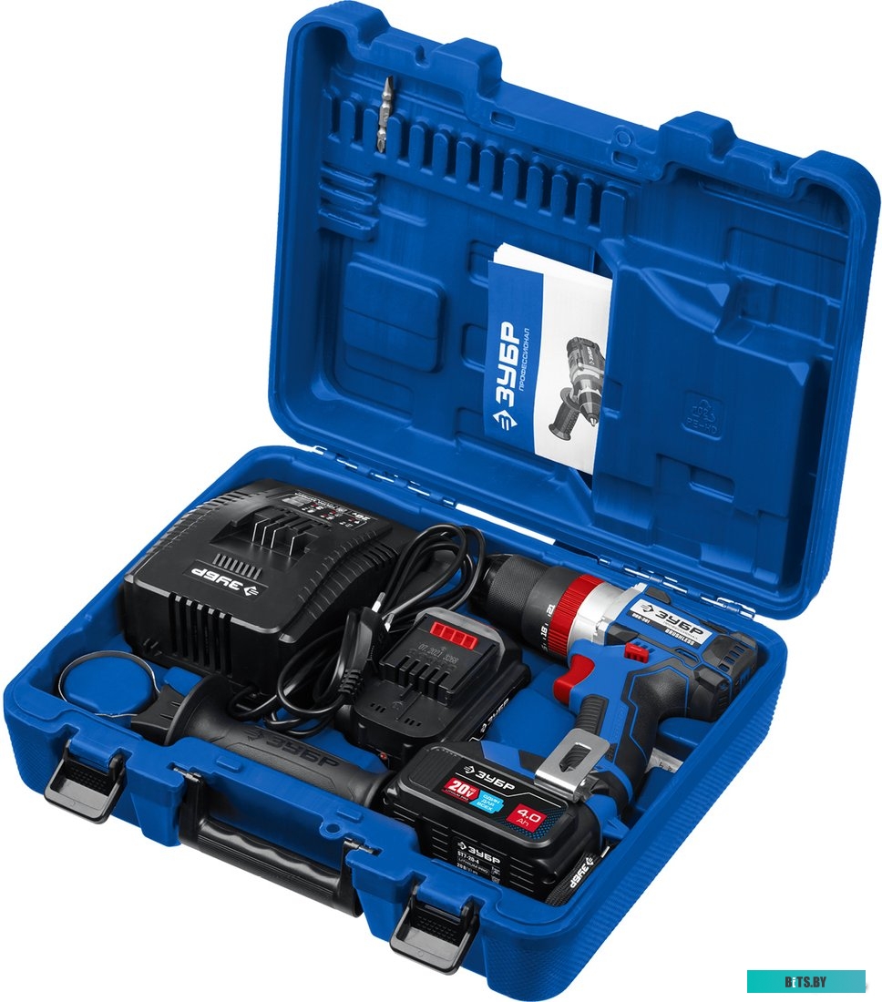 Зубр Профессионал DBS-201-42 (с 2-мя АКБ 4 Ач, кейс)