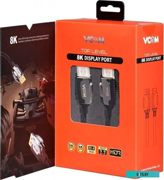 Кабель соединительный VCOM DISPLAY PORT v1.4, 8K@60Hz, 1m CG634-1M