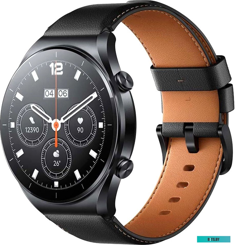 Умные часы Xiaomi Watch S1 (черный/черно-коричневый, международная версия) <BHR5559GL>