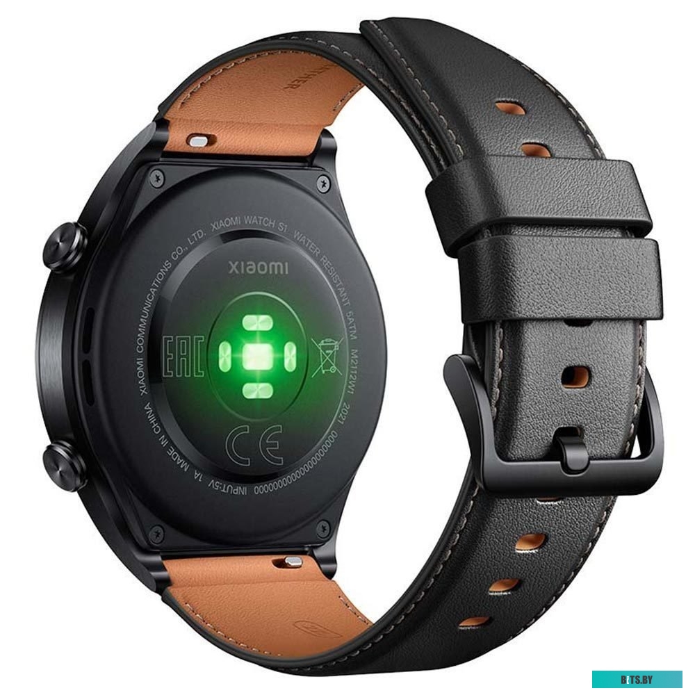 Умные часы Xiaomi Watch S1 (черный/черно-коричневый, международная версия) <BHR5559GL>