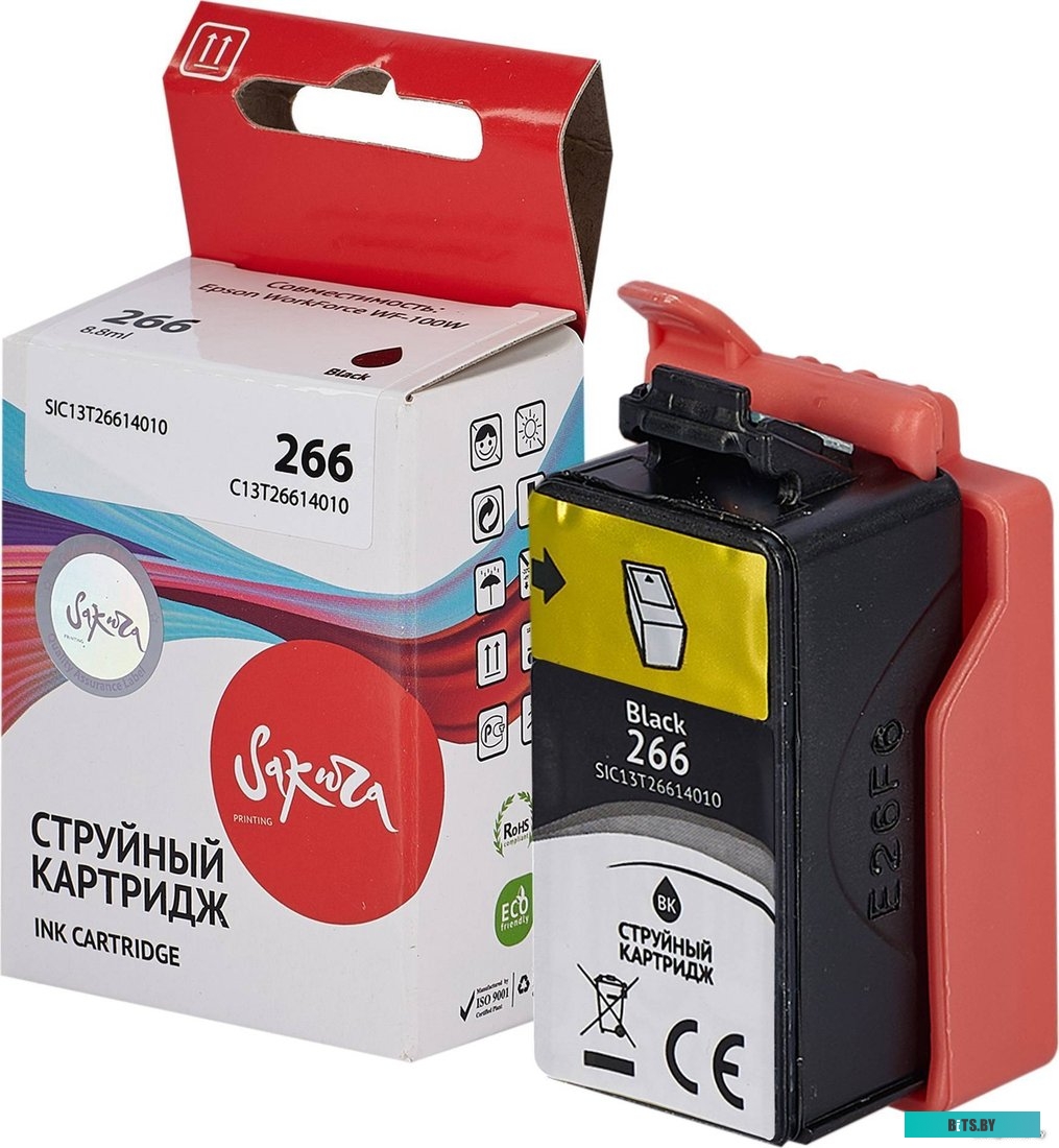 Картридж Sakura Printing SIC13T26614010 (аналог Epson 266 Black)