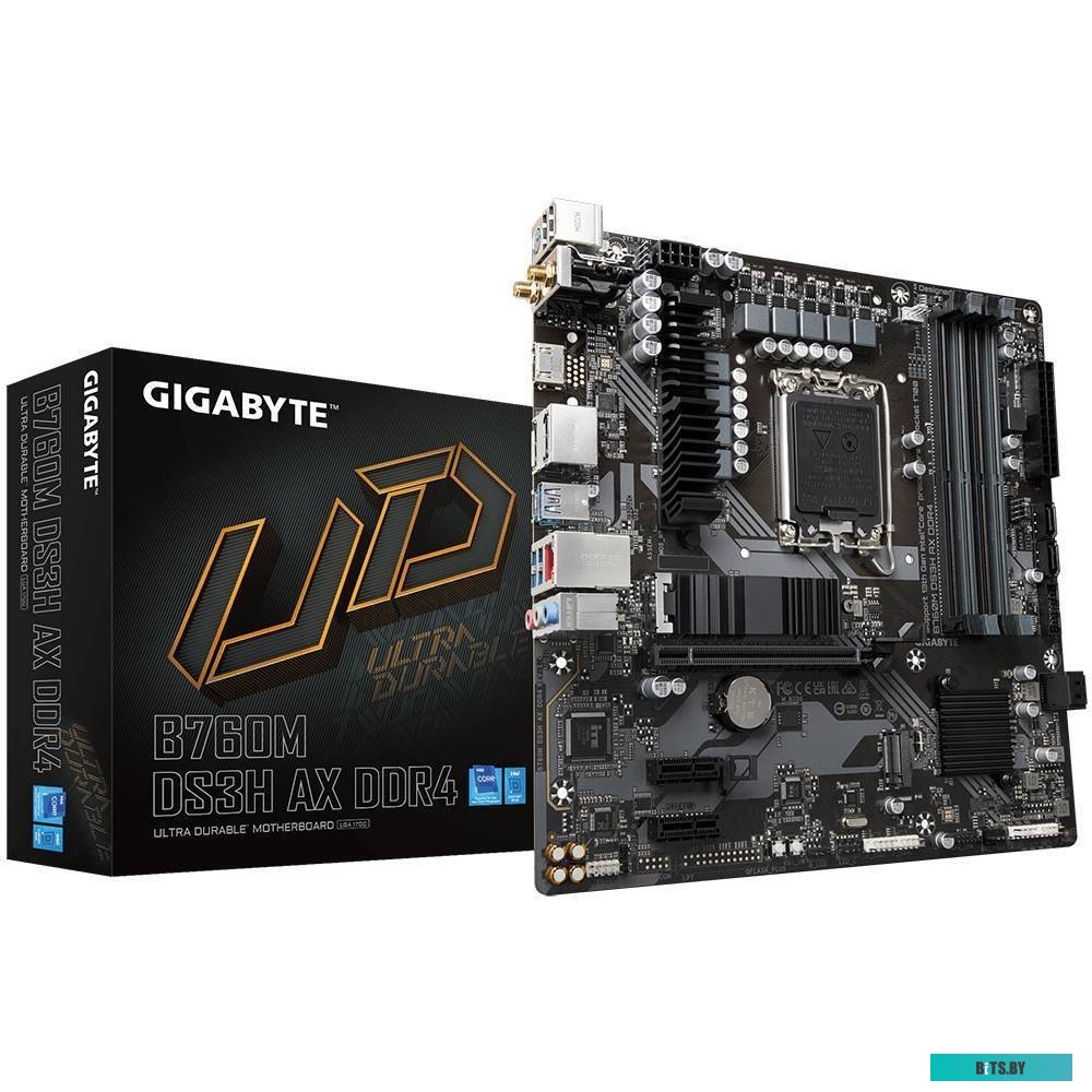 Материнская плата Gigabyte B760M DS3H AX DDR4 (rev. 1.0)