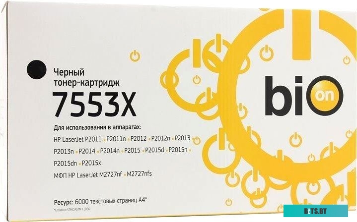 Картридж Bion Q7553X (аналог HP 53X (Q7553X)) <1300284>