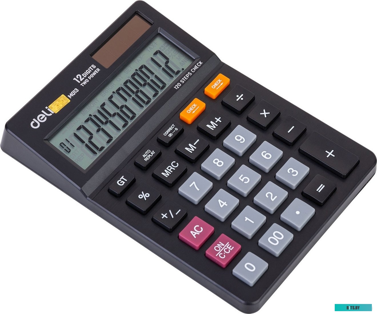 EQ01320 Ручка шариков. автоматическая Deli Arrow EQ01320 прозрачный/черный d=0.7мм черн. черн. черный