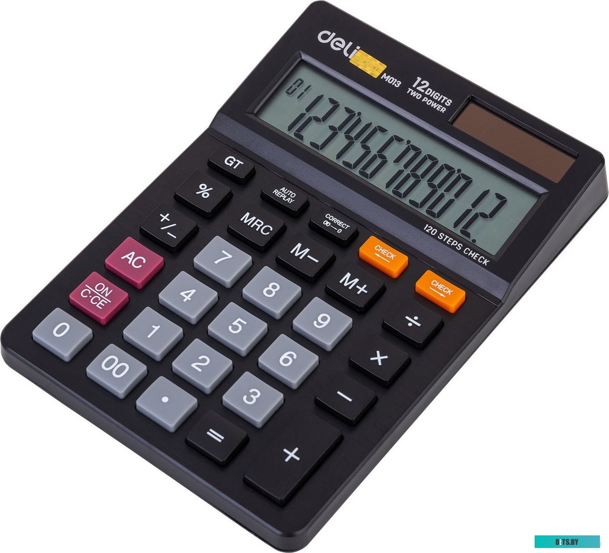 EQ01320 Ручка шариков. автоматическая Deli Arrow EQ01320 прозрачный/черный d=0.7мм черн. черн. черный