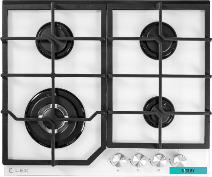 CHAO000210 Газовая варочная поверхность Lex GVG 640-1 WH белый
