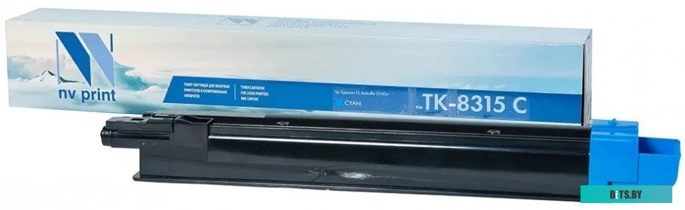 Тонер-картридж NVP NV-TK-8345C голубой для Kyocera Taskalfa-2552ci (12000k)
