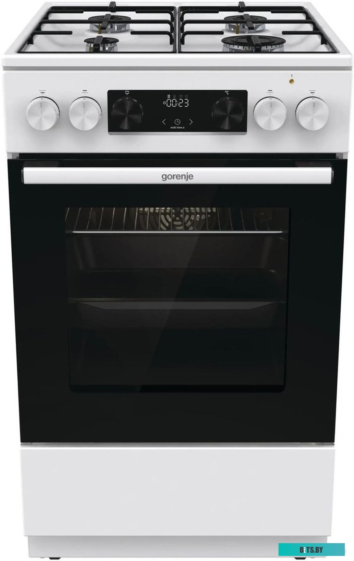 GK5C60WJ Плита Комбинированная Gorenje GK5C60WJ белый (без крышки) реш.сталь