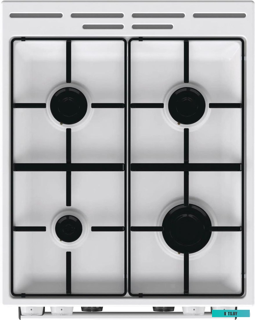 GK5C60WJ Плита Комбинированная Gorenje GK5C60WJ белый (без крышки) реш.сталь