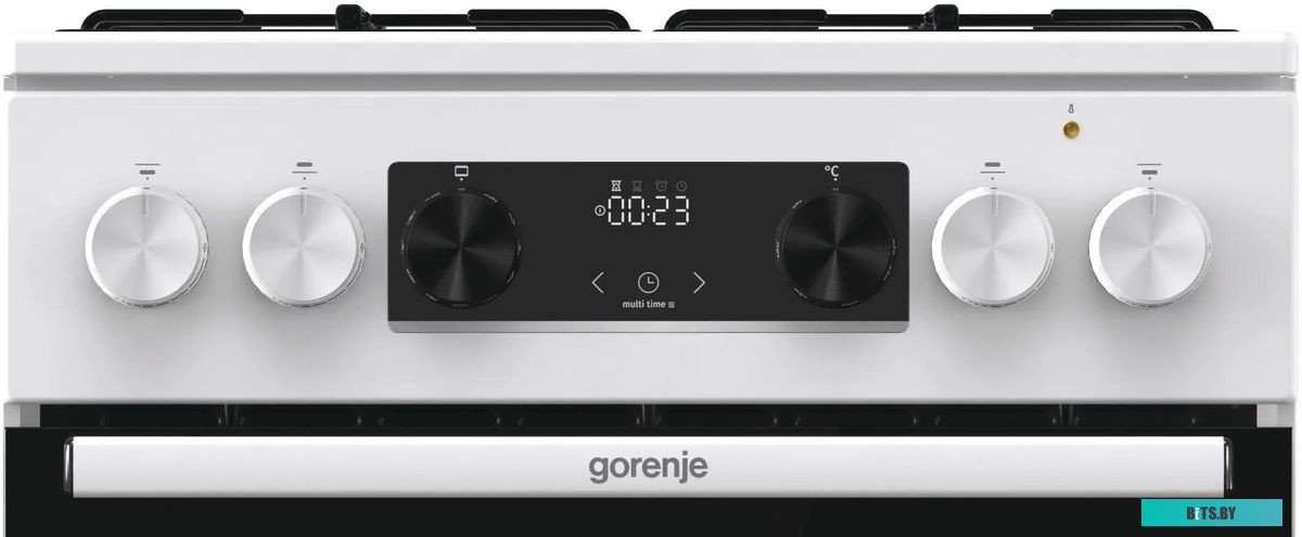 GK5C60WJ Плита Комбинированная Gorenje GK5C60WJ белый (без крышки) реш.сталь