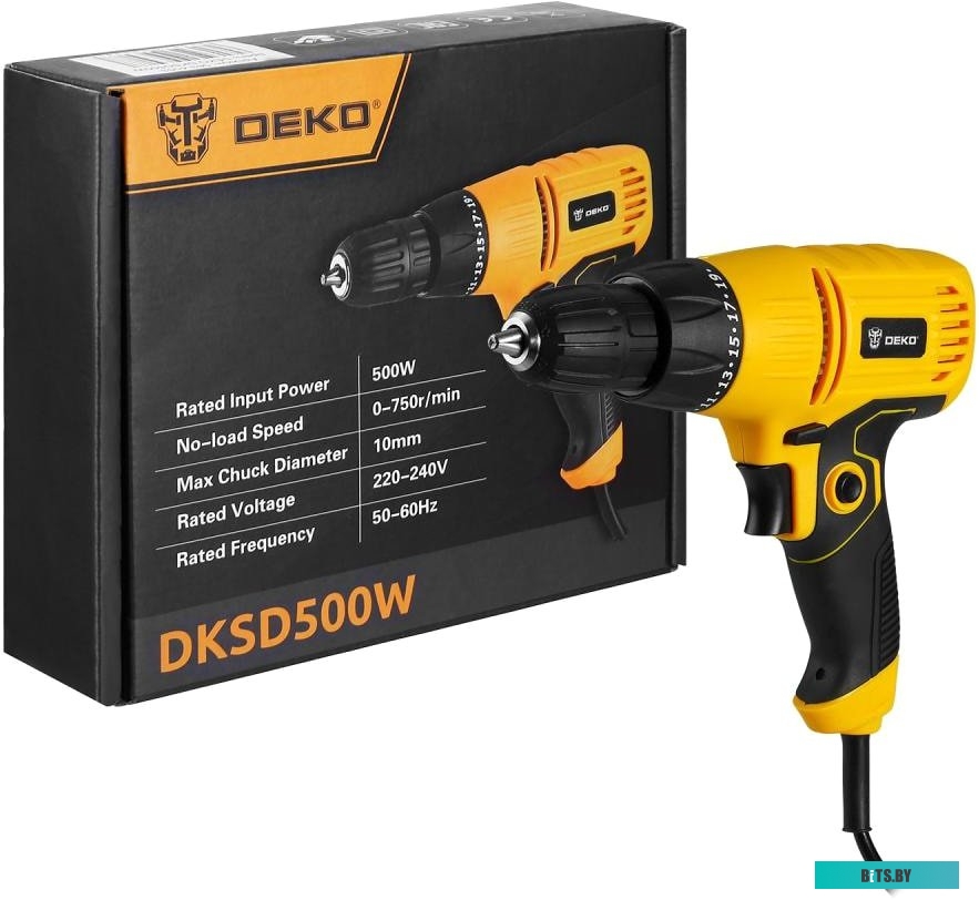 Дрель-шуруповерт Deko DKSD500W <063-4053>