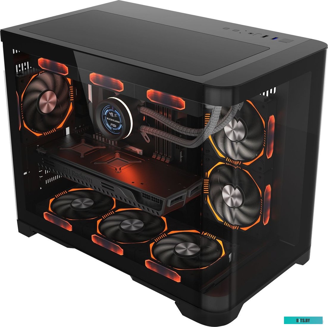 Компьютерный корпус 1stPlayer UView UV6 UV6-BK