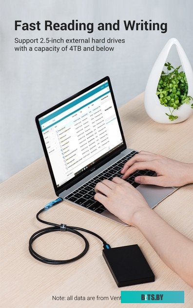 Кабель Vention USB 3.0 AM/micro B, USB 2.0 AM CQPBD.