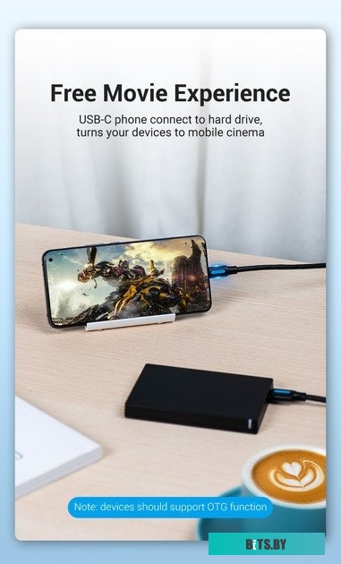 Кабель Vention USB 3.0 AM/micro B, USB 2.0 AM CQPBD.