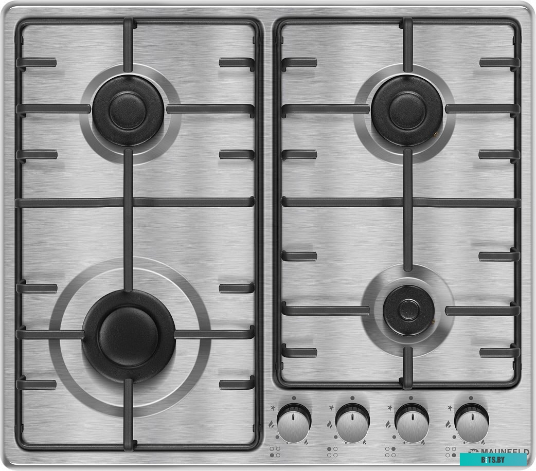 КА-00014975 Газовая варочная панель MAUNFELD EGHS.64.3STS-ES,  независимая,  нержавеющая сталь