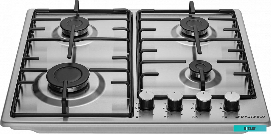 КА-00014975 Газовая варочная панель MAUNFELD EGHS.64.3STS-ES,  независимая,  нержавеющая сталь