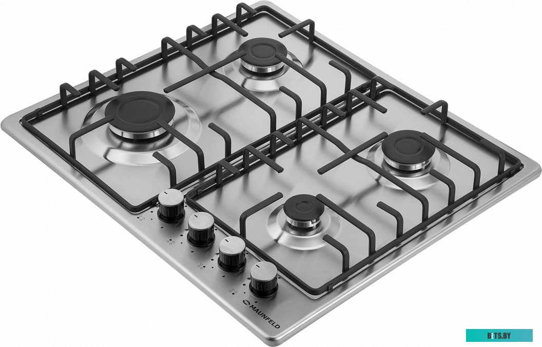 КА-00014975 Газовая варочная панель MAUNFELD EGHS.64.3STS-ES,  независимая,  нержавеющая сталь