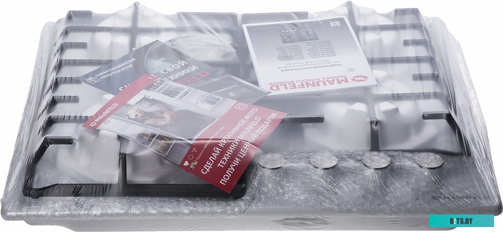 КА-00014975 Газовая варочная панель MAUNFELD EGHS.64.3STS-ES,  независимая,  нержавеющая сталь