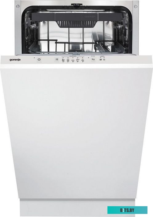 GV520E10S Встраиваемая посудомоечная машина Gorenje GV520E10S,  узкая, ширина 44.8см, полновстраиваемая, загрузка 11 комплектов