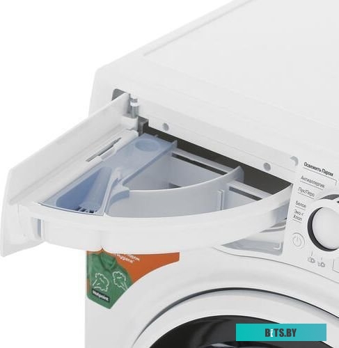 869991644670 Стиральная машина HOTPOINT NSB 7225 W V RU, с фронтальной загрузкой, с паром, 7кг, 1200об/мин