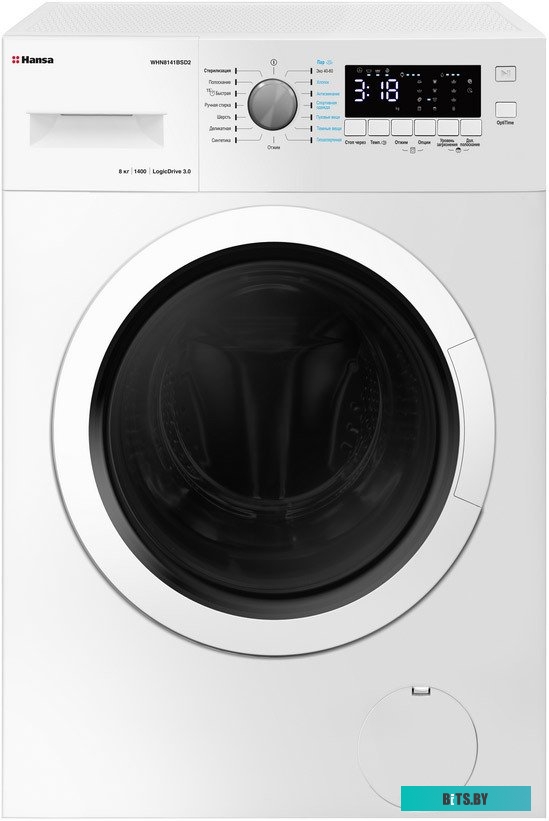 WHN8141BSD2 Стиральная машина Hansa WHN8141BSD2 класс: A+++ загр.фронтальная макс.:8кг белый