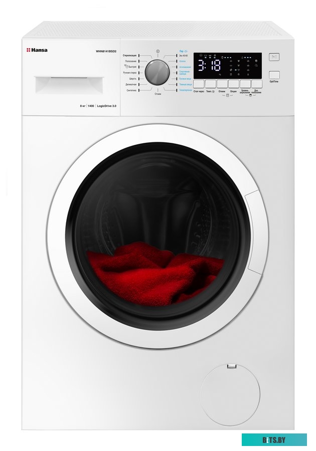 WHN8141BSD2 Стиральная машина Hansa WHN8141BSD2 класс: A+++ загр.фронтальная макс.:8кг белый