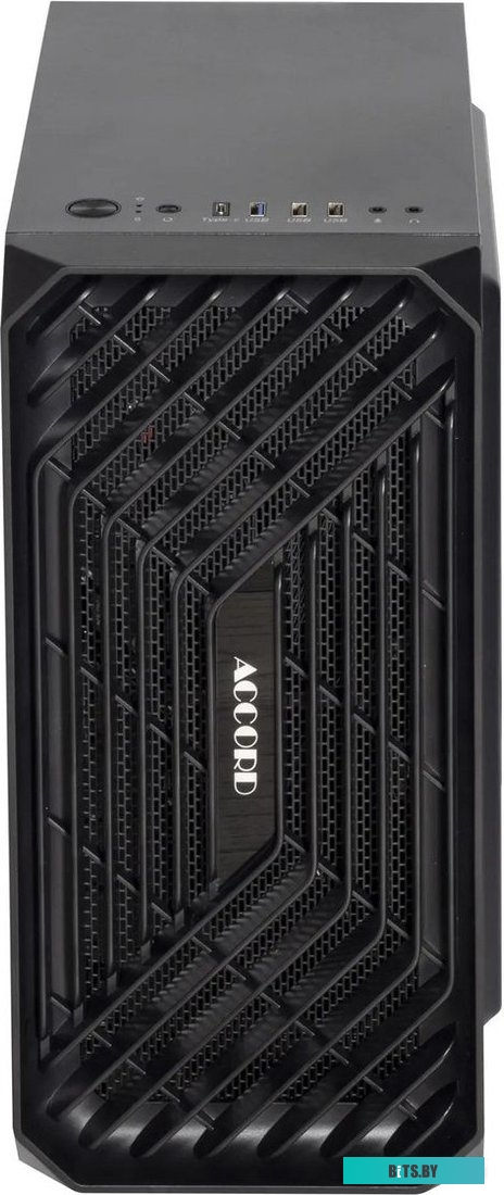 ACC-265B Корпус Accord ACC-265B черный без БП mATX 1x80mm 1x92mm 2x120mm 2xUSB2.0 1xUSB3.0 audio
