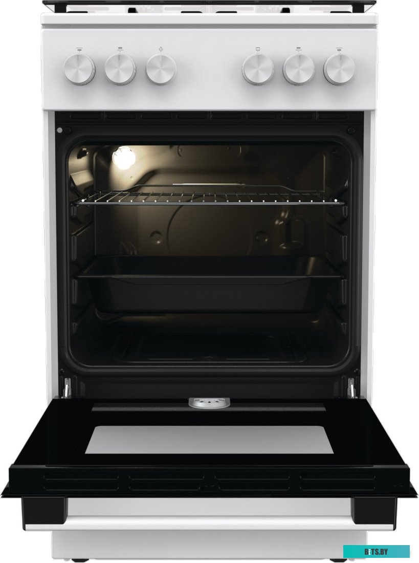 GG5A10WH Плита Газовая Gorenje GG5A10WH белый (стеклянная крышка) реш.сталь