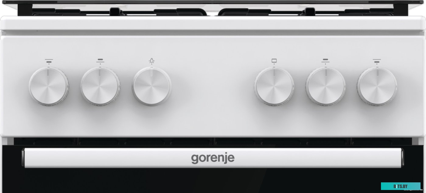 GG5A10WH Плита Газовая Gorenje GG5A10WH белый (стеклянная крышка) реш.сталь
