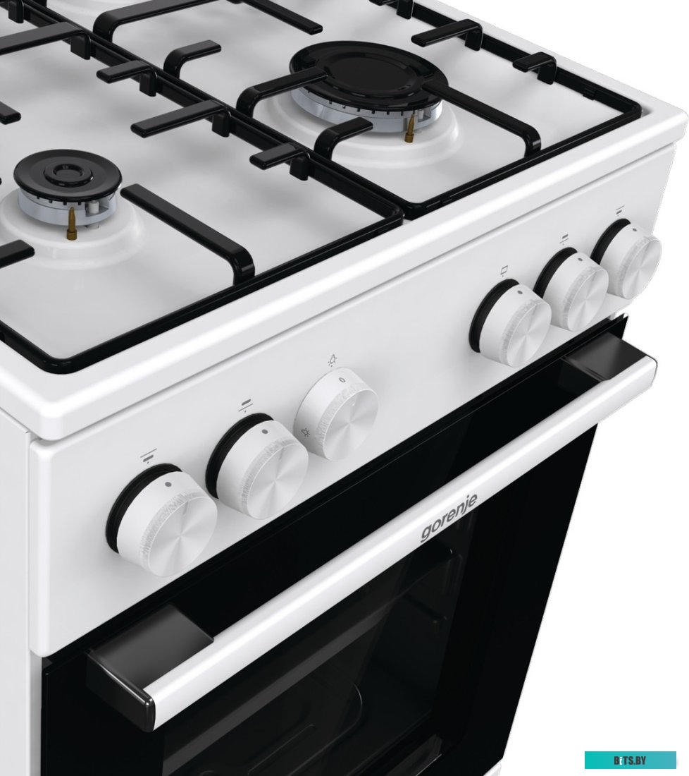 GG5A10WH Плита Газовая Gorenje GG5A10WH белый (стеклянная крышка) реш.сталь