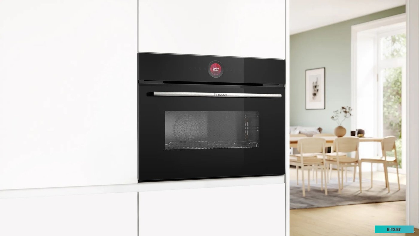 CMG7241B1 Компактная духовка с микроволновой печью и 16 типами нагрева, 45.5x59.5x54.8 см, 45л, дисплей,инвертор,SoftClose и SoftOpen, Bosch Assist, ч
