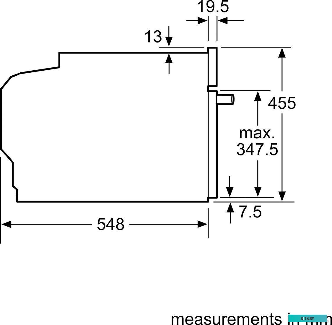 CMG7241B1 Компактная духовка с микроволновой печью и 16 типами нагрева, 45.5x59.5x54.8 см, 45л, дисплей,инвертор,SoftClose и SoftOpen, Bosch Assist, ч