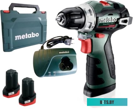 Дрель-шуруповерт Metabo PowerMaxx BS BL 601721500 (с 2-мя АКБ, кейс)