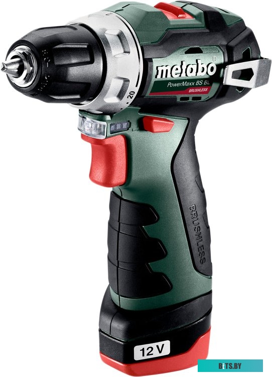 Дрель-шуруповерт Metabo PowerMaxx BS BL 601721500 (с 2-мя АКБ, кейс)