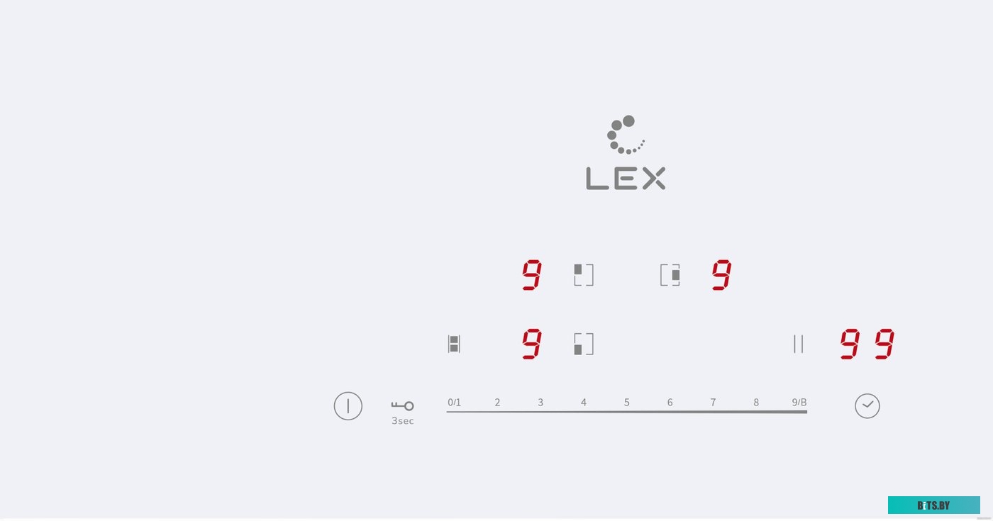 CHPE000036 Индукционная варочная поверхность Lex EVI 431A WH белый