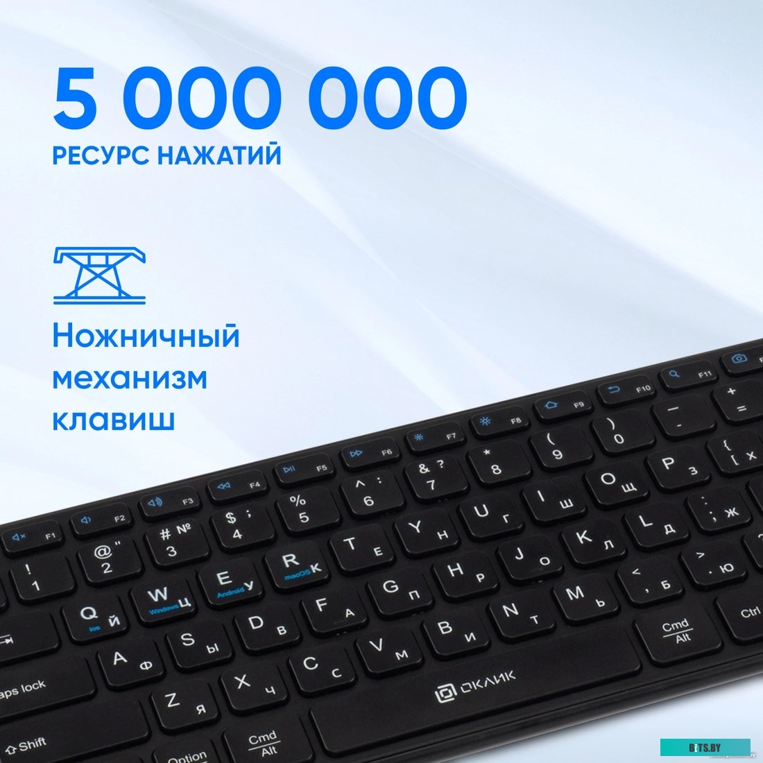 Клавиатура Oklick K614W 1979327