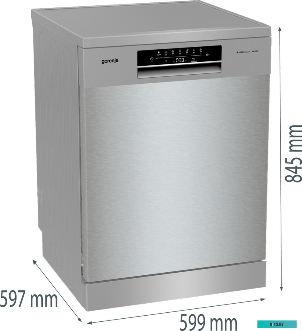 GS642E90X Посудомоечная машина Gorenje/ Посудомоечная машина Gorenje, линия Essential, загрузка 13 комплектов, стандартный мотор, регулировка верхней 