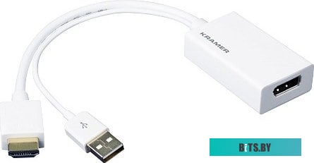 Адаптер Kramer Electronics HDMI - DisplayPort ADC-HM/DPF (0.2 м, белый)