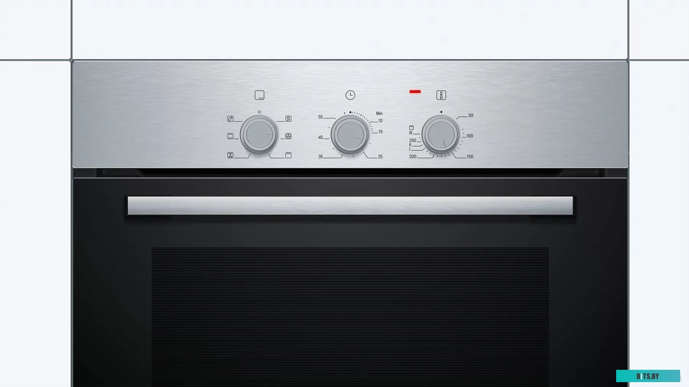 HBF011BR0Q Serie 2, духовой шкаф,нержавеющая сталь, класс энергоэффективности А, 5 режимов, 66 литров, сделано в Турции