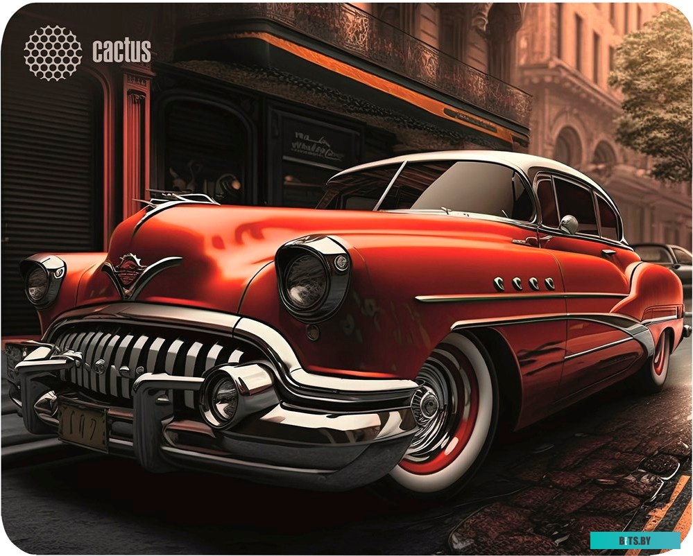 Коврик для мыши Cactus Red Car CS-MP-P07M