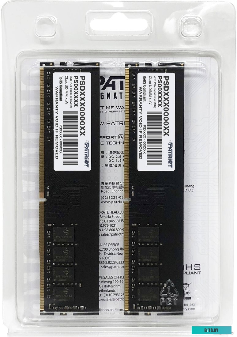 Оперативная память Patriot Signature Line 2x16GB DDR4 PC4-25600 PSD432G3200K