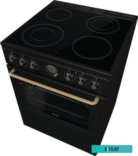 GECS6B71CLB Электрическая плита Gorenje GECS6B71CLB,  стеклокерамика,  инфракрасная,  без крышки,  черный