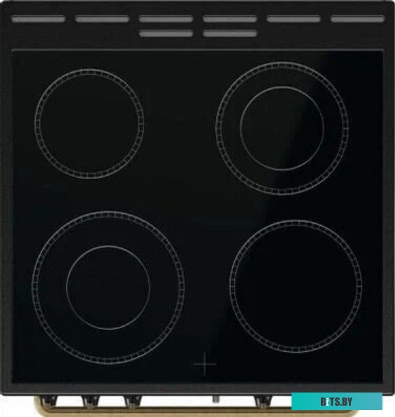 GECS6B71CLB Электрическая плита Gorenje GECS6B71CLB,  стеклокерамика,  инфракрасная,  без крышки,  черный